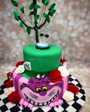 Alice and Wonderland Cake