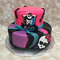 Monster High Tiered Cake