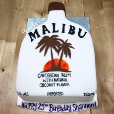 Malibu Bottle Cake